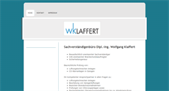 Desktop Screenshot of klaffert.com