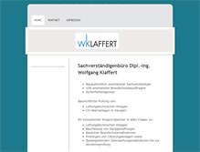 Tablet Screenshot of klaffert.com